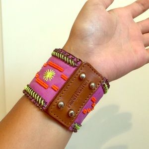 Real leather bracelet